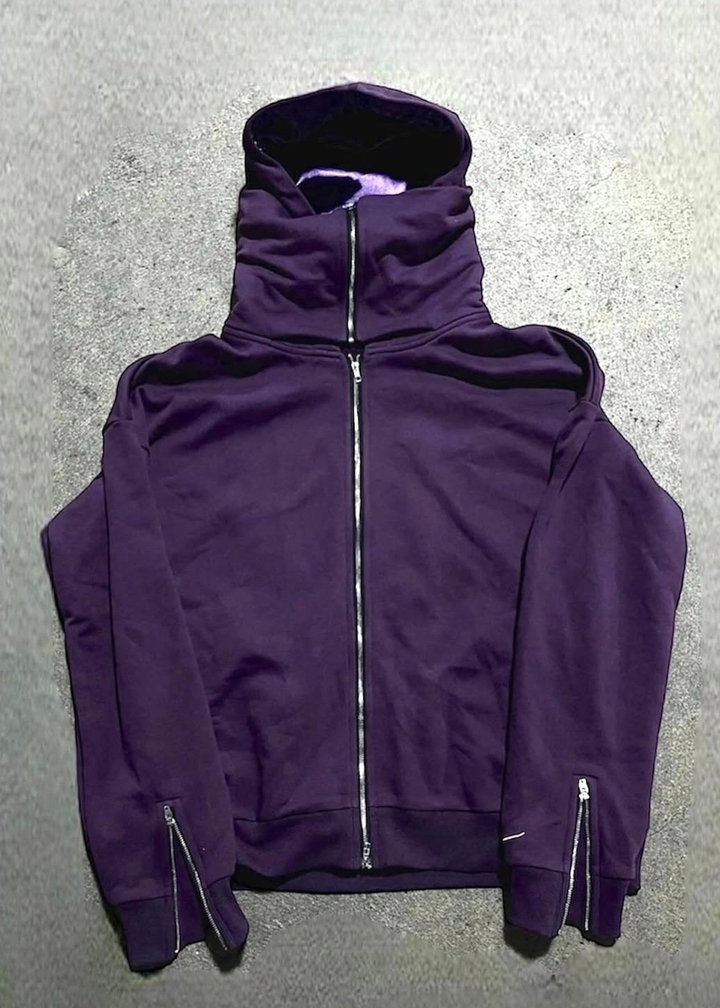 Masked Zipup (Violet)