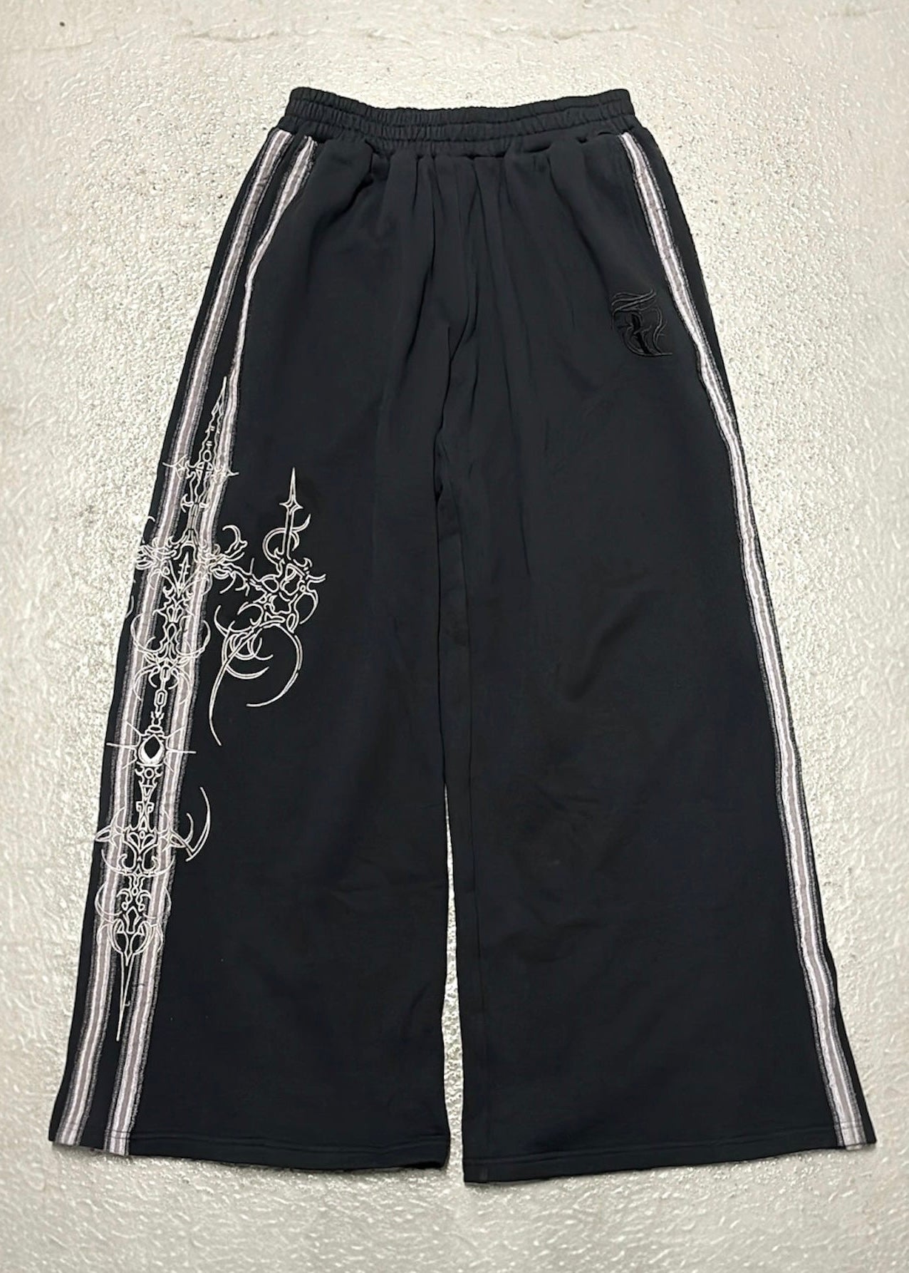 'Sigil' Sweatpants (Noir) - trance