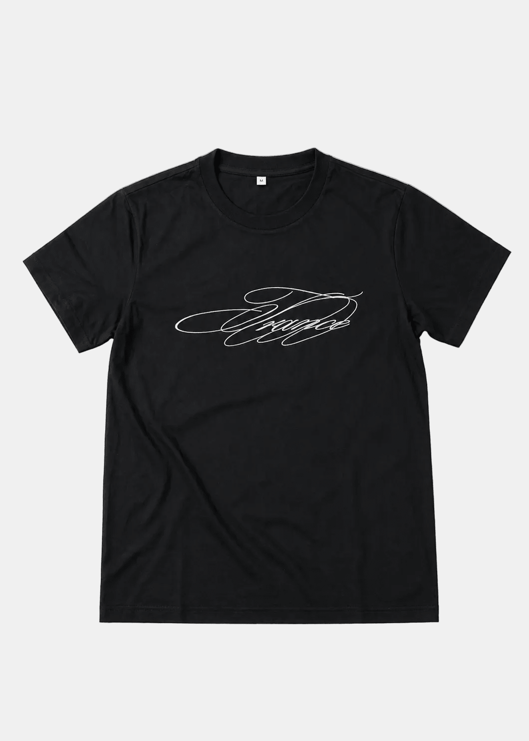 Calligraphy Tee (Noir) - lostintrance