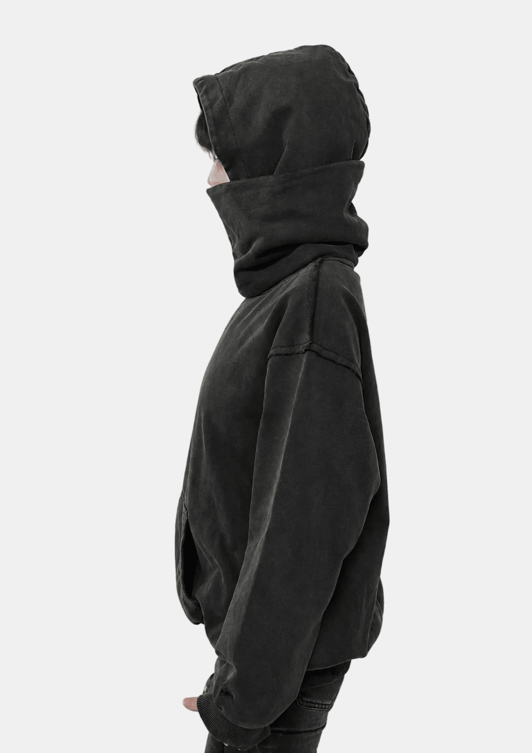 Masked Hoodie (Coal) - lostintrance