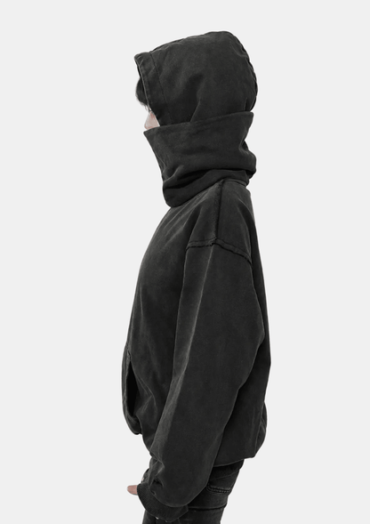 Masked Hoodie (Coal) - lostintrance