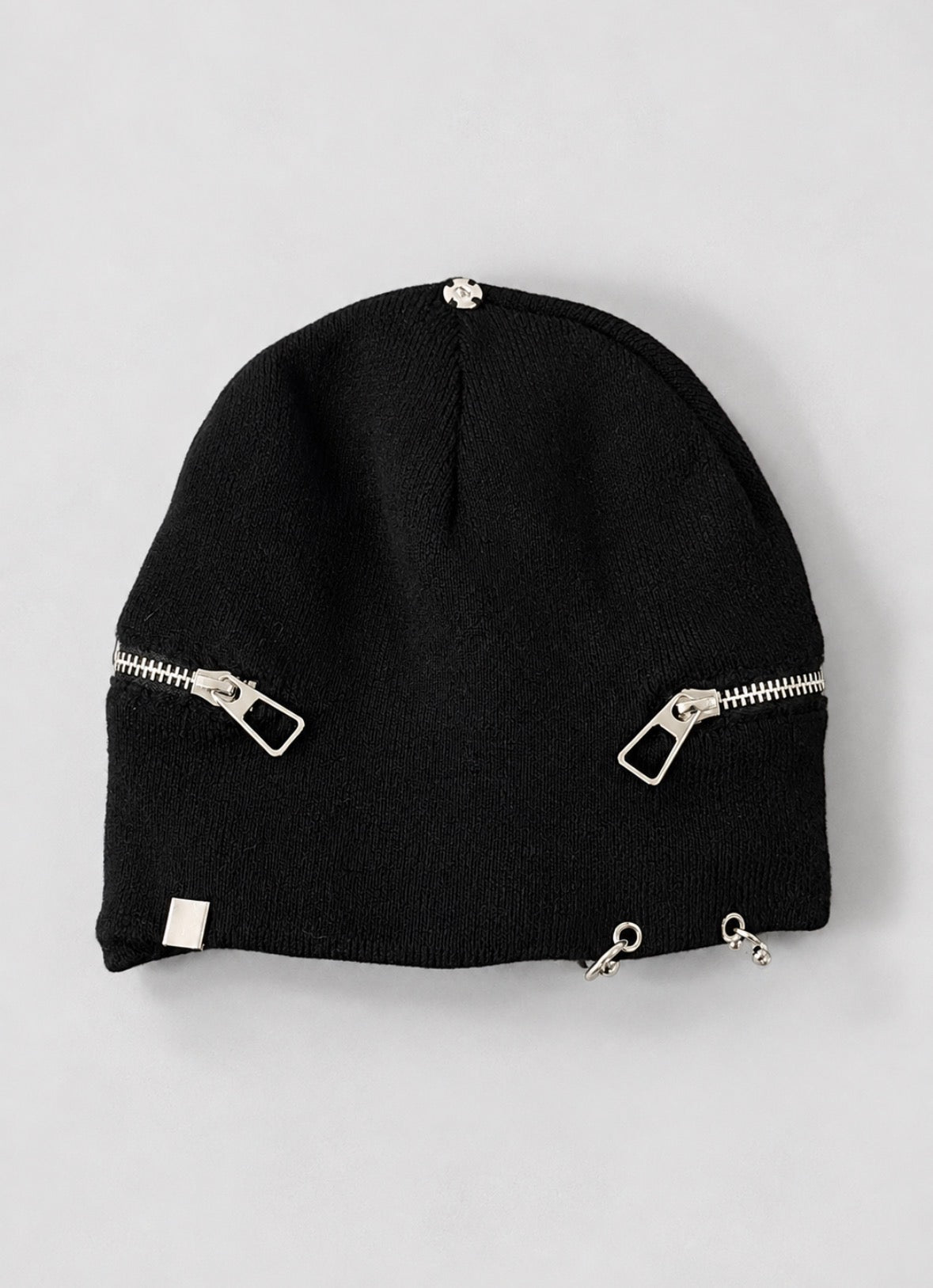 Satin Zip Beanie - lostintrance