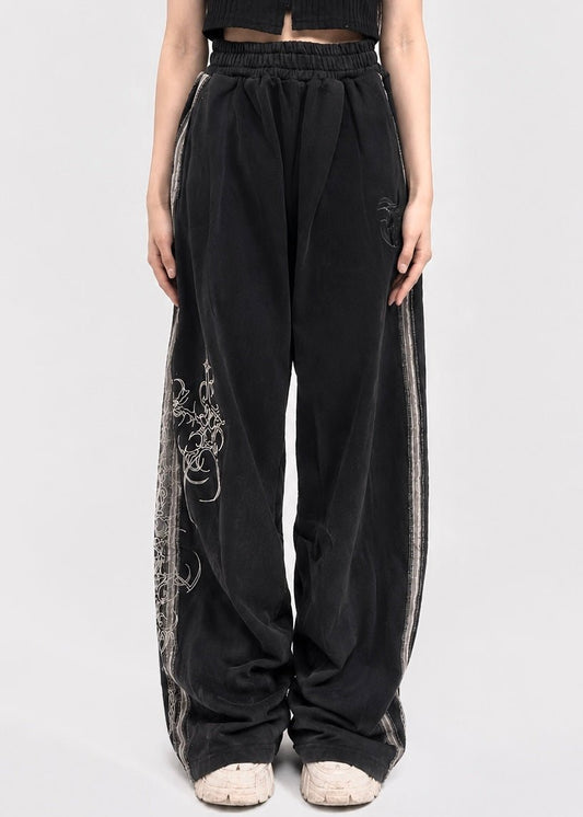 'Sigil' Sweatpants (Noir) - lostintrance