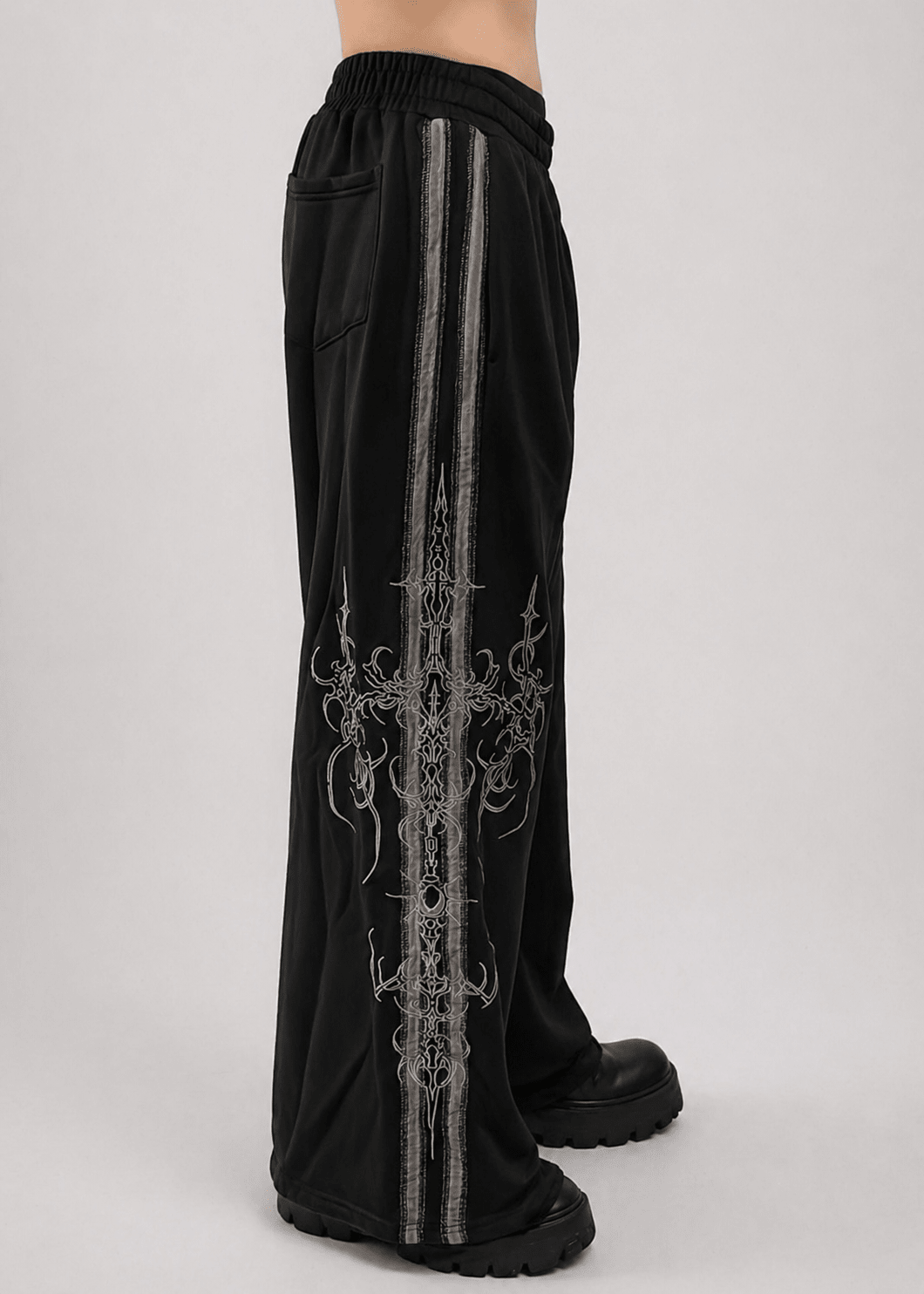 'Sigil' Sweatpants (Noir) - lostintrance